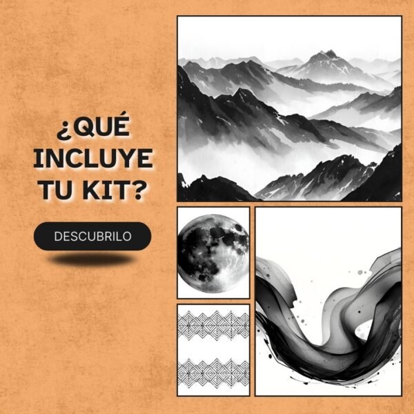 Mockup de taza con diseño Zen complementario del pack.