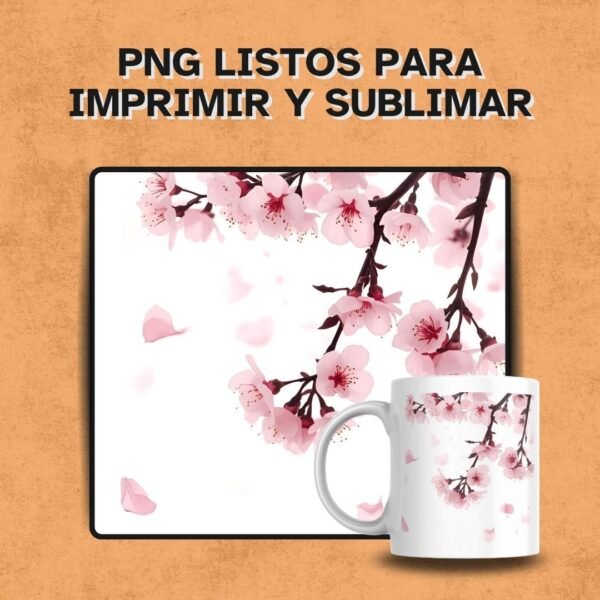 Taza con diseño abstracto Zen sublimado en estilo relajante y armónico.