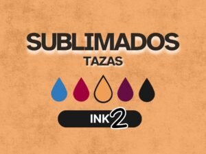 Mockup principal de taza con diseño estilo tinta del KIT Sublimado INK v2.