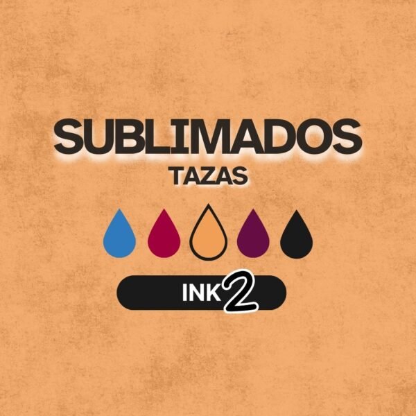 Mockup principal de taza con diseño estilo tinta del KIT Sublimado INK v2.