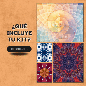 Mockup fullwrap con patrón geométrico orgánico en paleta cromática moderna