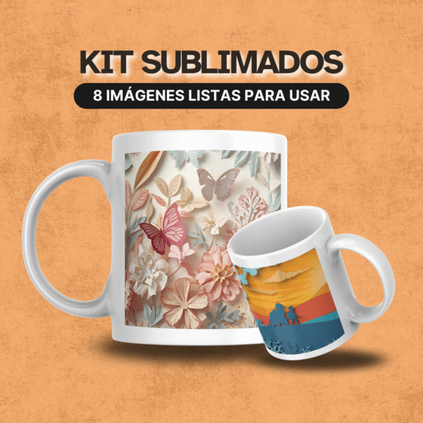 Mockup de presentación del pack digital Papercut2.